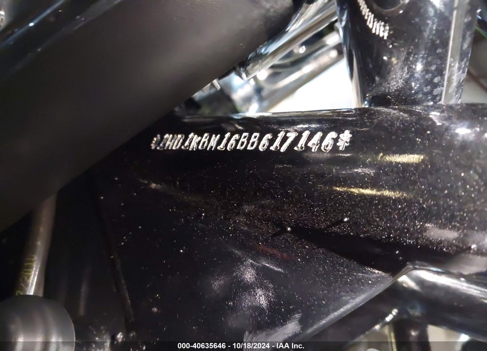 2011 HARLEY-DAVIDSON FLHX VIN: 1HD1KBM16BB617146