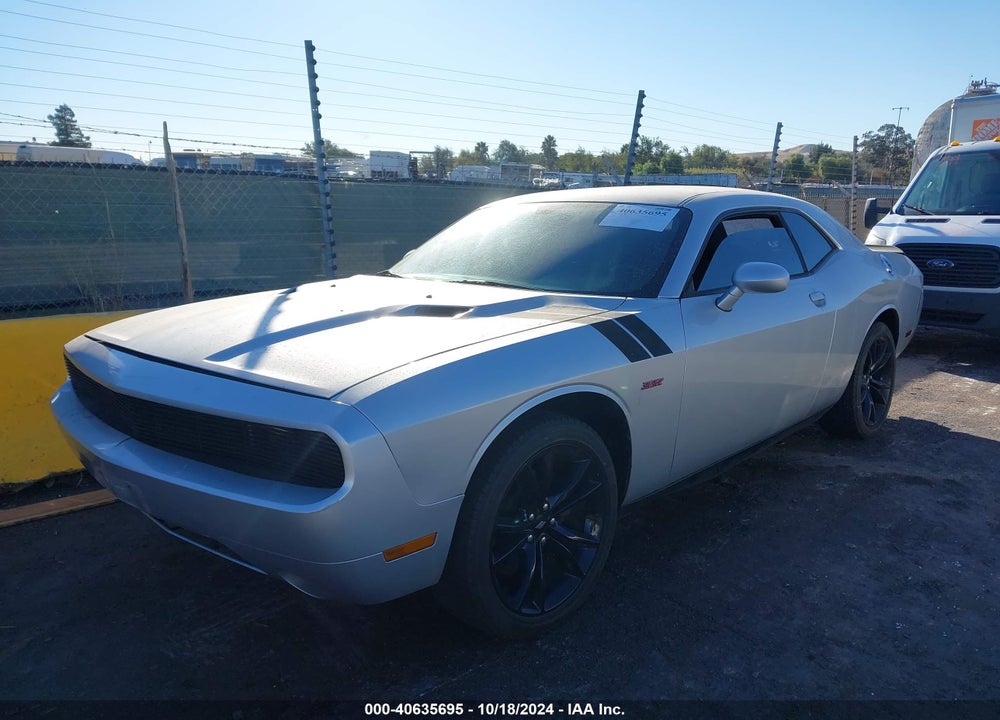 2012 DODGE CHALLENGER SXT VIN: 2C3CDYAGXCH198876