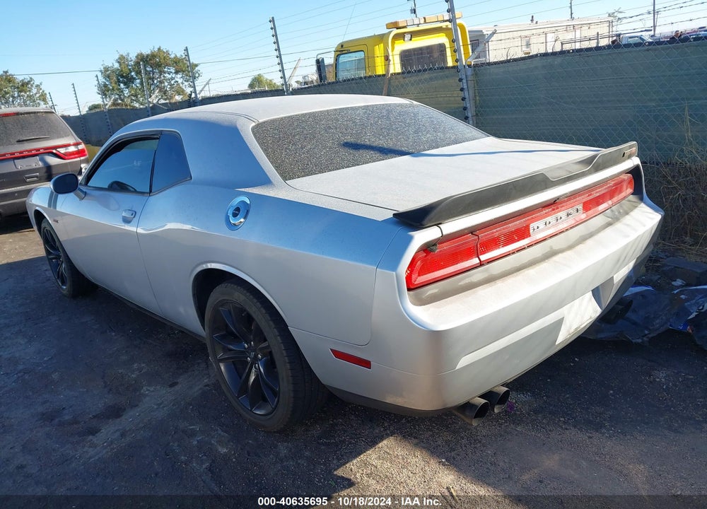 2012 DODGE CHALLENGER SXT VIN: 2C3CDYAGXCH198876