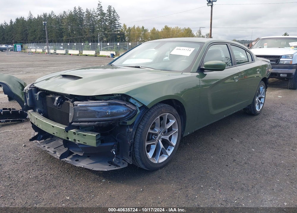 2022 DODGE CHARGER GT RWD VIN: 2C3CDXHG6NH181043