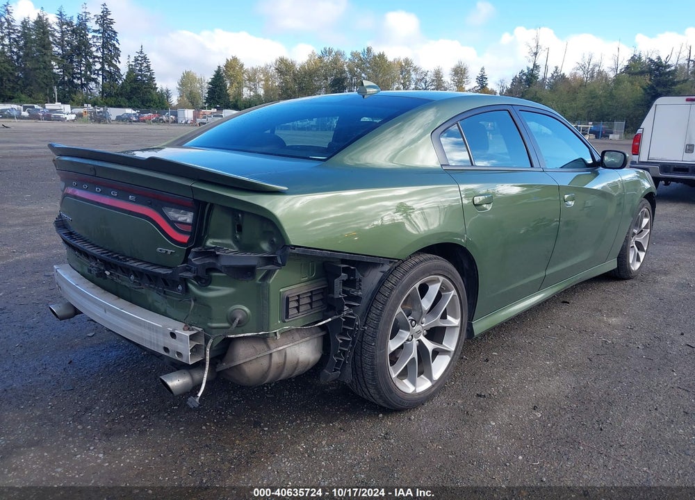 2022 DODGE CHARGER GT RWD VIN: 2C3CDXHG6NH181043