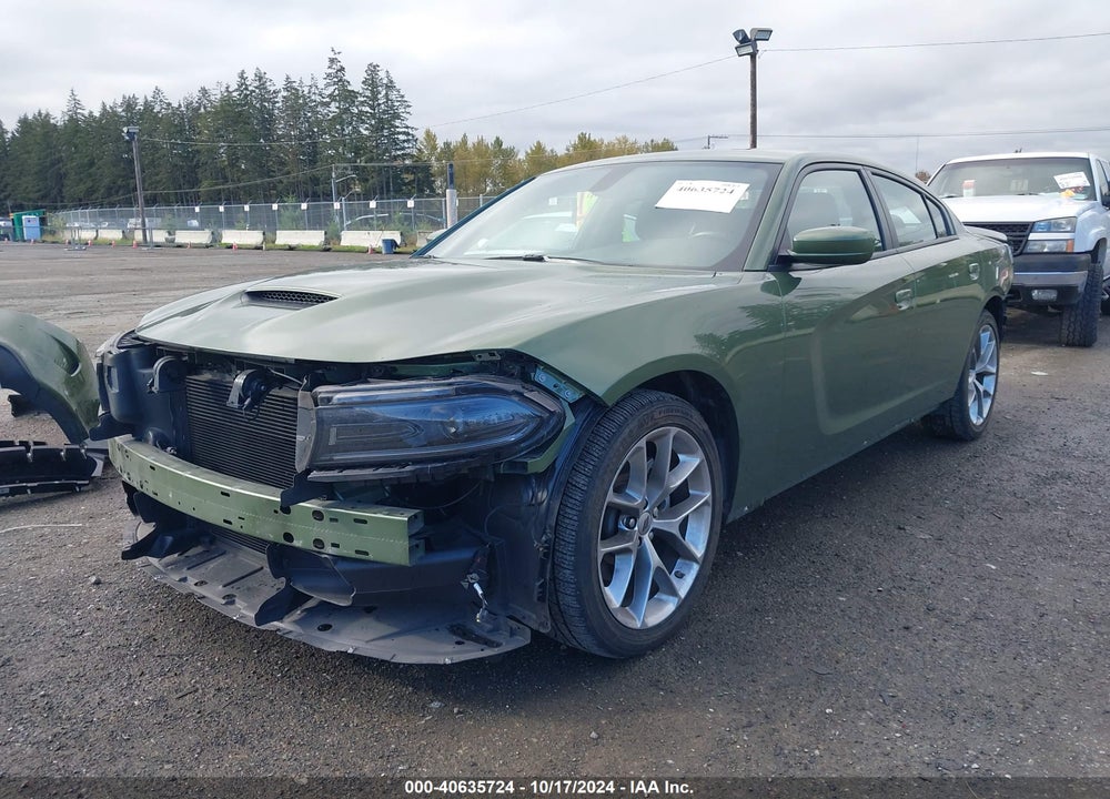 2022 DODGE CHARGER GT RWD VIN: 2C3CDXHG6NH181043