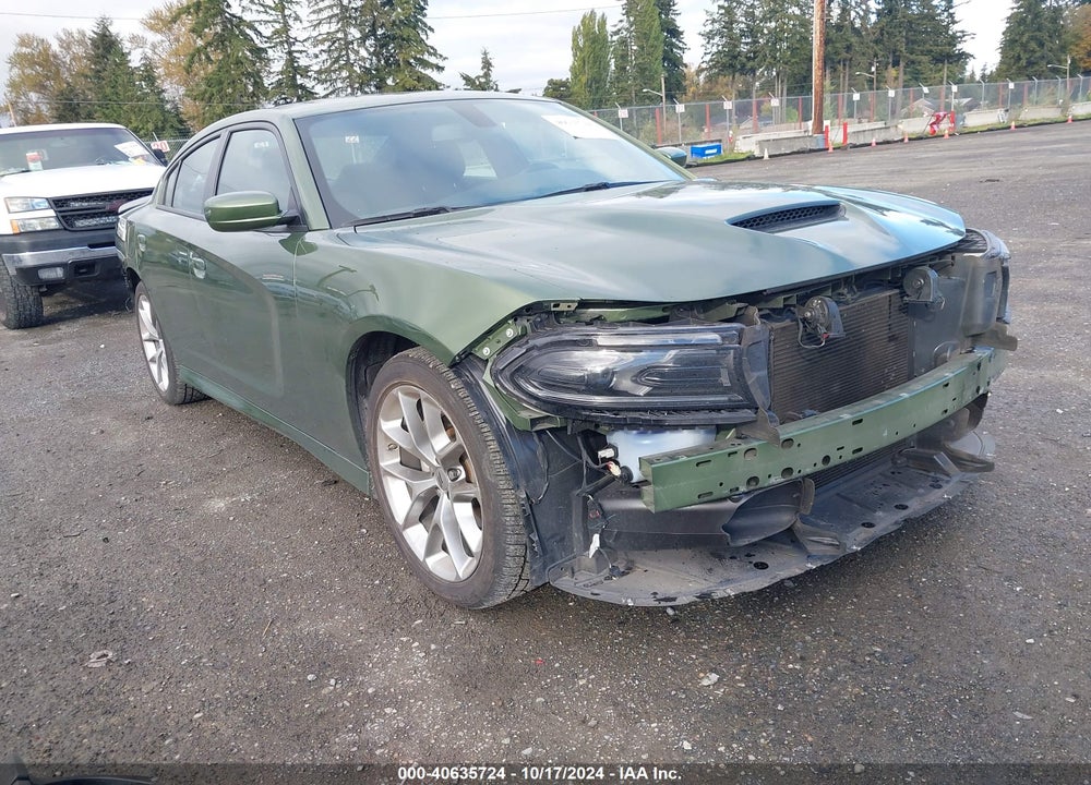 2022 DODGE CHARGER GT RWD VIN: 2C3CDXHG6NH181043