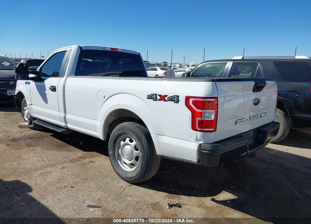 2019 FORD F-150 XL VIN: 1FTMF1E50KKC02581