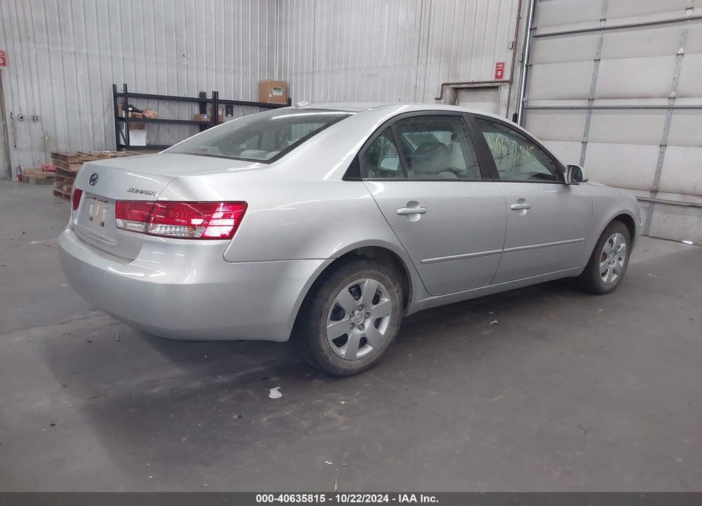 2008 HYUNDAI SONATA GLS VIN: 5NPET46C88H362176