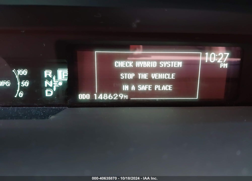 2012 TOYOTA PRIUS PLUG-IN VIN: JTDKN3DP5C3002901