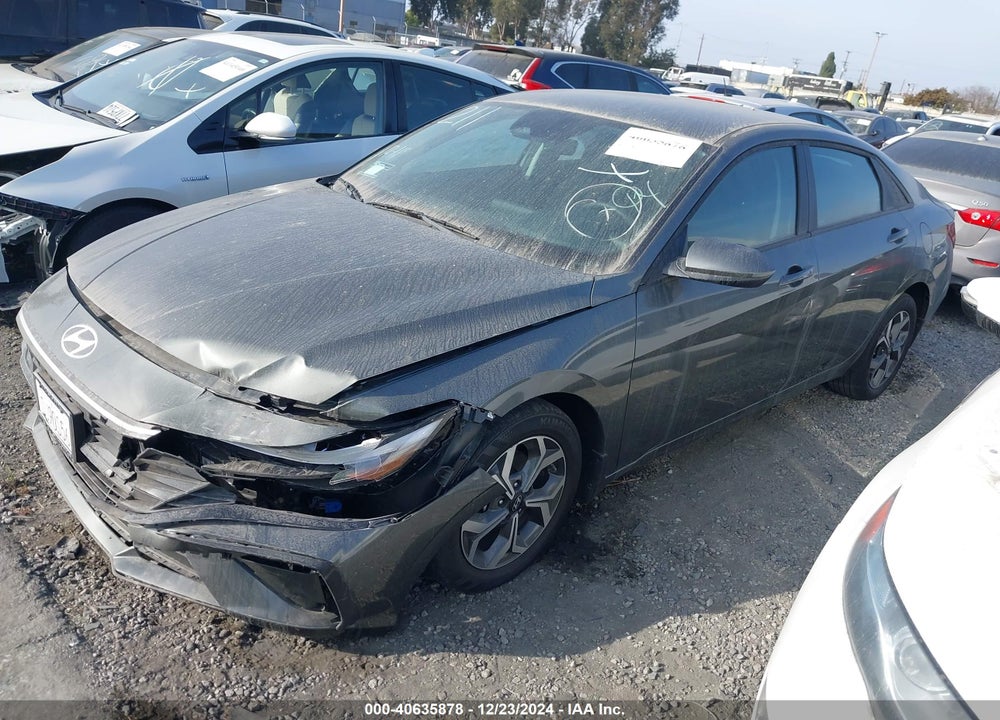 2024 HYUNDAI ELANTRA HYBRID BLUE VIN: KMHLM4DJ9RU115757