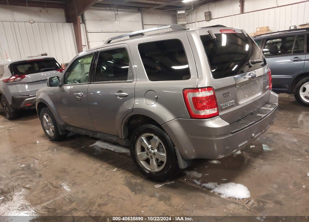 2008 FORD ESCAPE LIMITED VIN: 1FMCU94148KD42362
