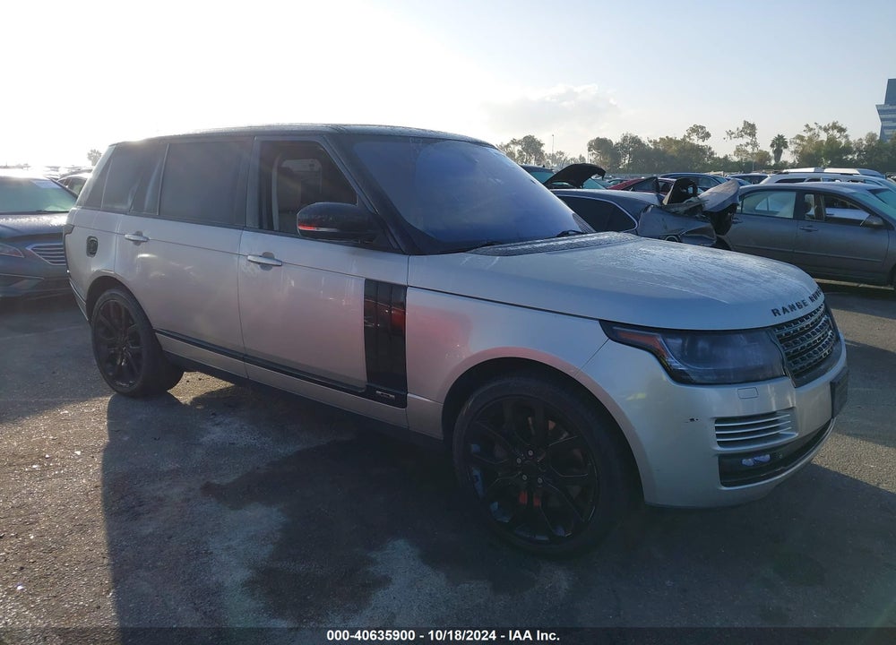 2015 LAND ROVER RANGE ROVER 5.0L V8 SUPERCHARGED VIN: SALGS3TF5FA218358