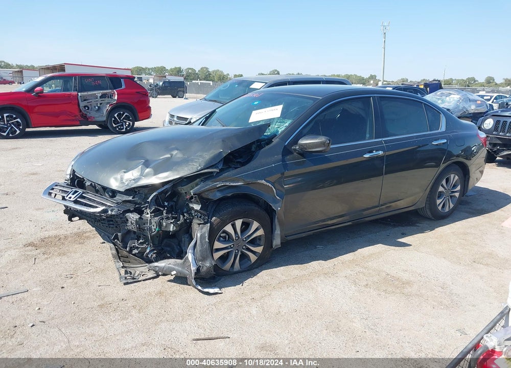 2013 HONDA ACCORD LX VIN: 1HGCR2F36DA216825