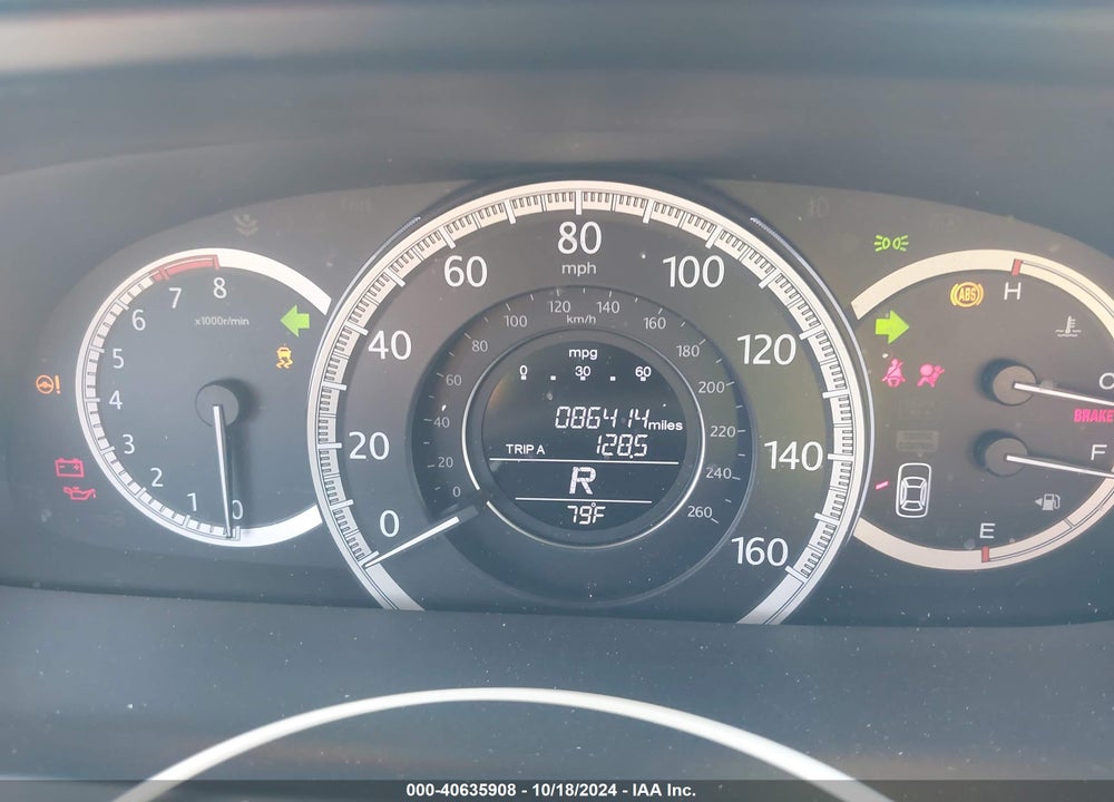 2013 HONDA ACCORD LX VIN: 1HGCR2F36DA216825