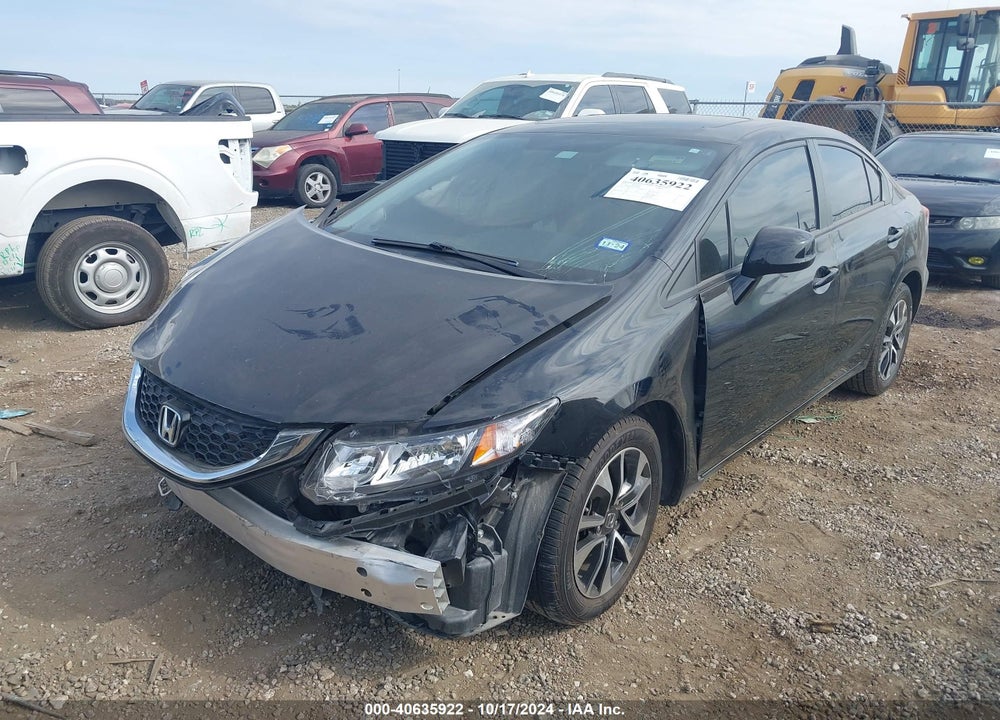 2013 HONDA CIVIC EX VIN: 19XFB2F82DE080881