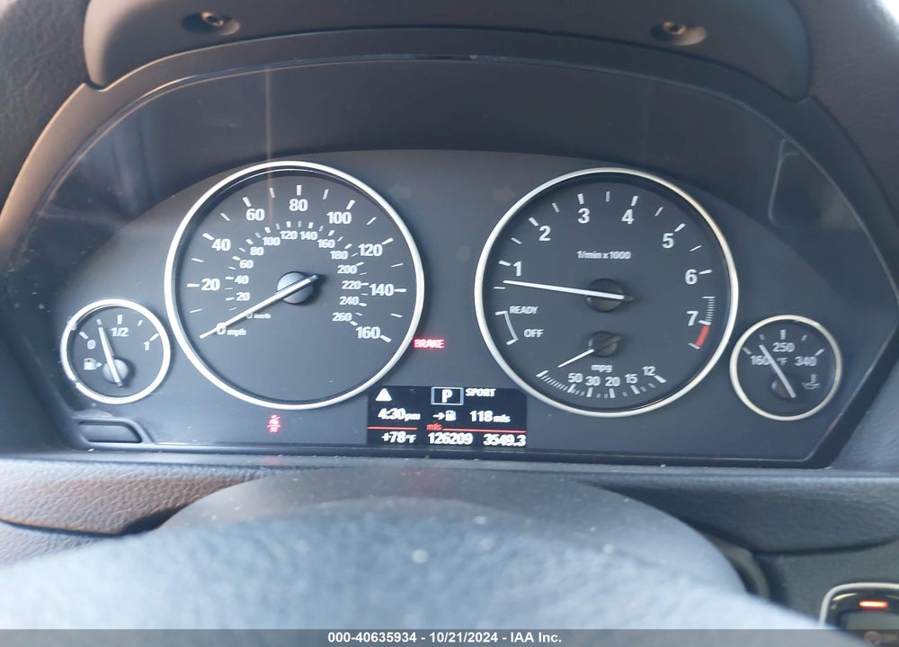 2013 BMW 328I XDRIVE VIN: WBA3B3C58DF541054