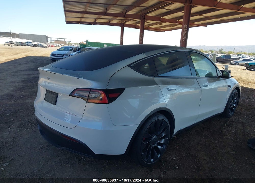 2021 TESLA MODEL Y PERFORMANCE DUAL MOTOR ALL-WHEEL DRIVE VIN: 5YJYGDEF7MF098583