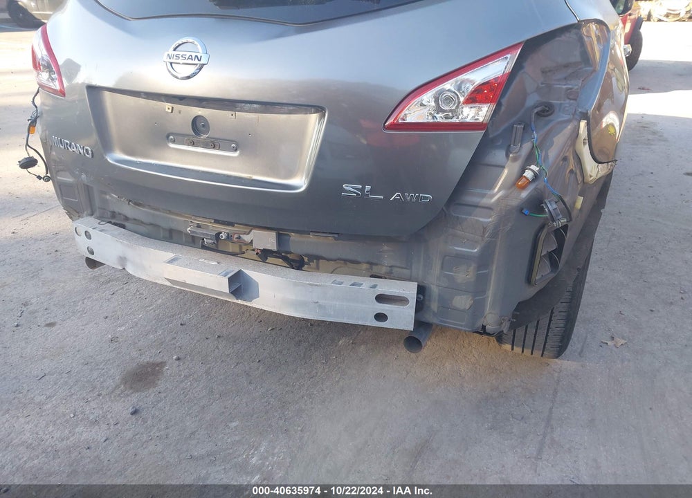 2014 NISSAN MURANO SL VIN: JN8AZ1MW6EW531565