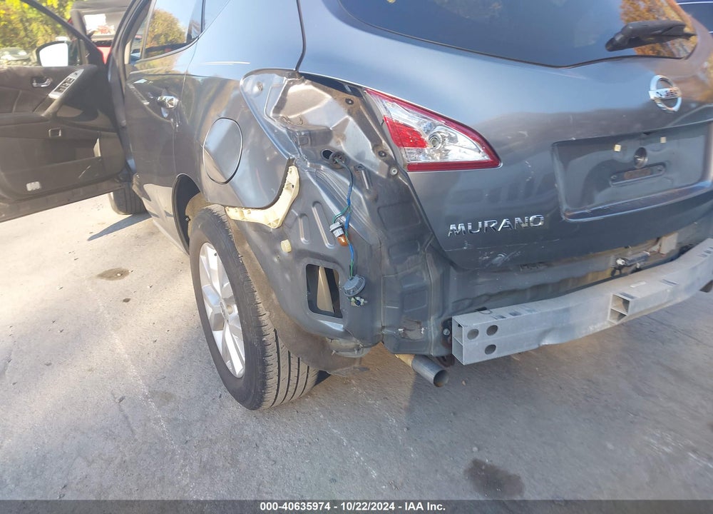 2014 NISSAN MURANO SL VIN: JN8AZ1MW6EW531565