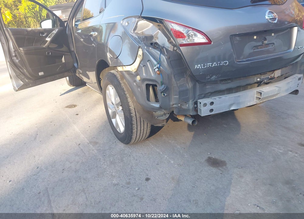 2014 NISSAN MURANO SL VIN: JN8AZ1MW6EW531565