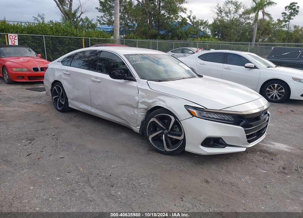 2022 HONDA ACCORD SPORT VIN: 1HGCV1F34NA065619