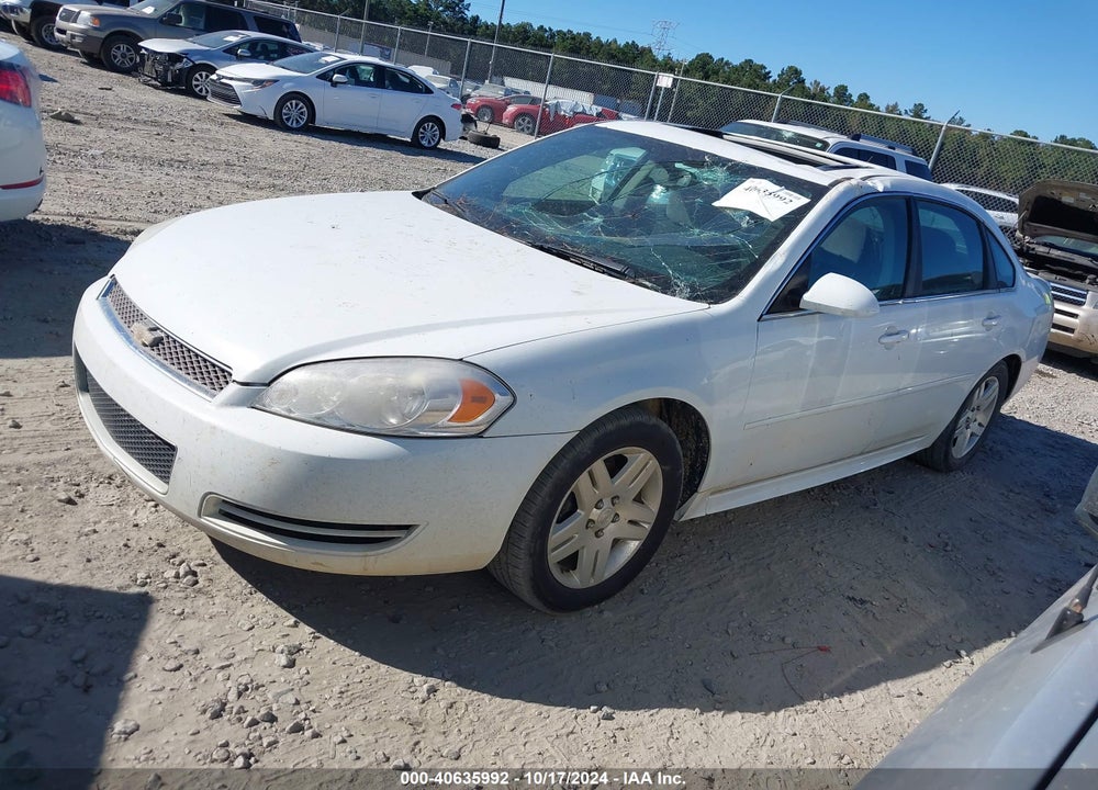 2012 CHEVROLET IMPALA LT VIN: 2G1WG5E39C1285109