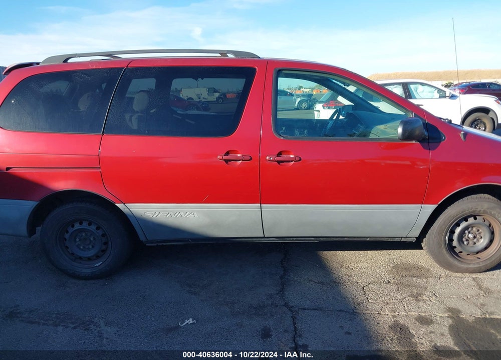 1998 TOYOTA SIENNA LE VIN: 4T3ZF13C0WU056364
