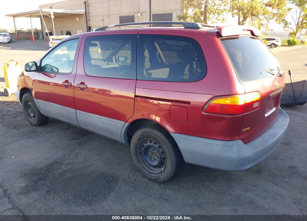 1998 TOYOTA SIENNA LE VIN: 4T3ZF13C0WU056364