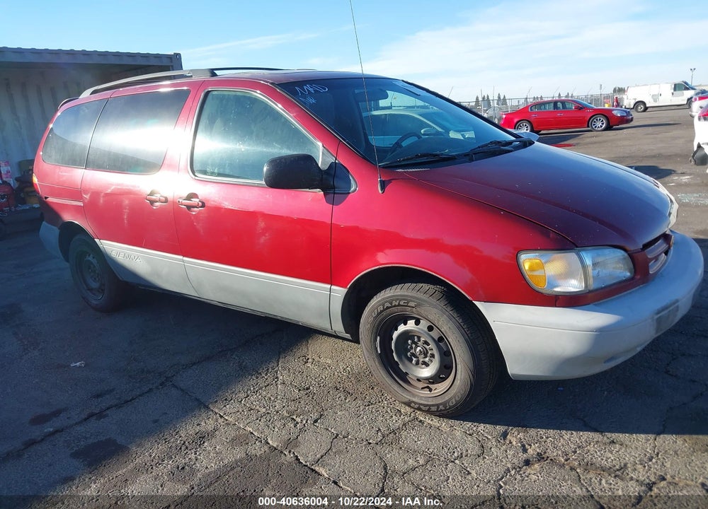 1998 TOYOTA SIENNA LE VIN: 4T3ZF13C0WU056364