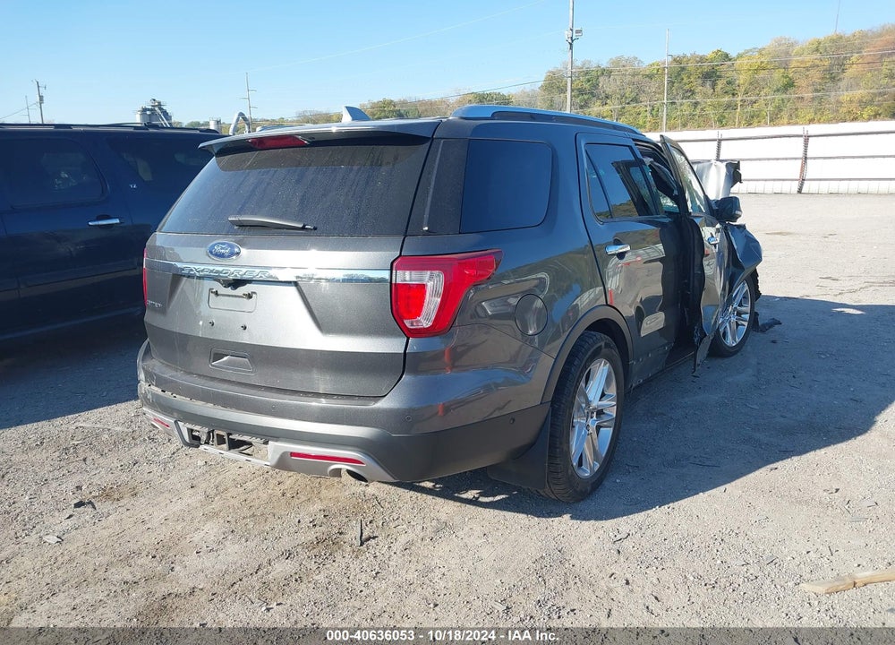 2017 FORD EXPLORER LIMITED VIN: 1FM5K7F87HGB43936