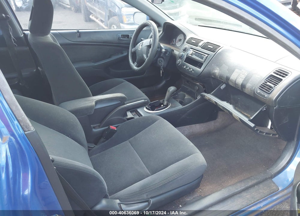 2001 HONDA CIVIC EX VIN: 1HGEM22931L062799