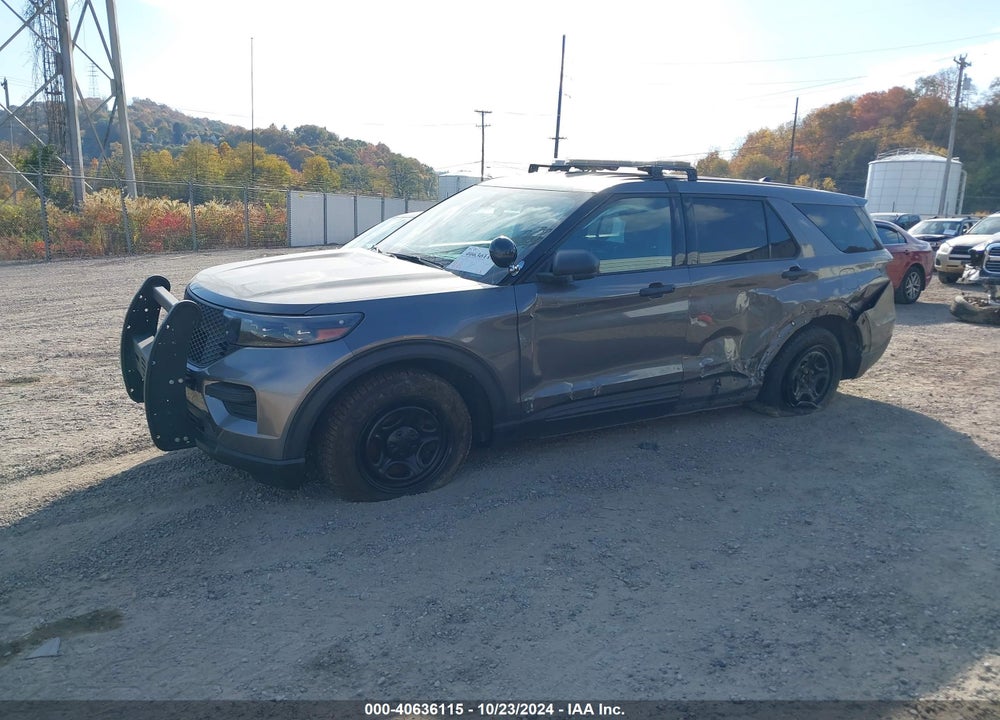 2020 FORD POLICE INTERCEPTOR UTILITY VIN: 1FM5K8AB2LGA72310