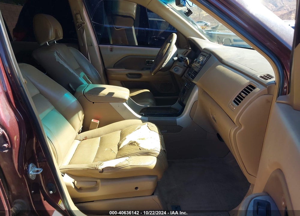 2007 HONDA PILOT EX-L VIN: 5FNYF28527B034613