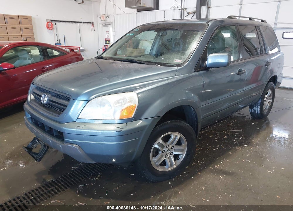 2005 HONDA PILOT EX-L VIN: 5FNYF18585B048068