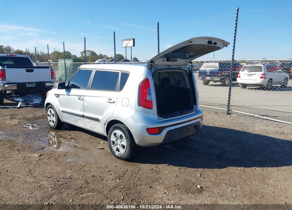 2012 KIA SOUL VIN: KNDJT2A58C7405715