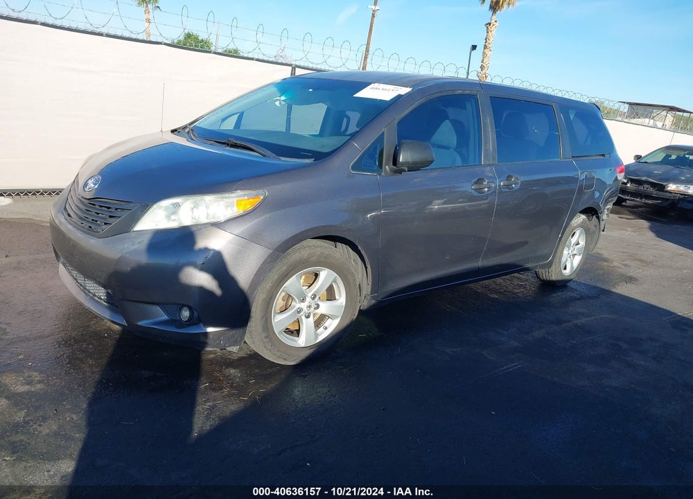 2011 TOYOTA SIENNA BASE V6 VIN: 5TDZK3DC9BS175869