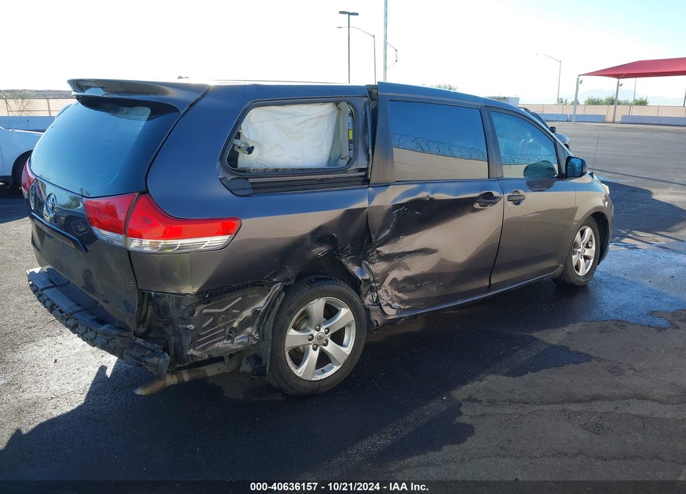 2011 TOYOTA SIENNA BASE V6 VIN: 5TDZK3DC9BS175869