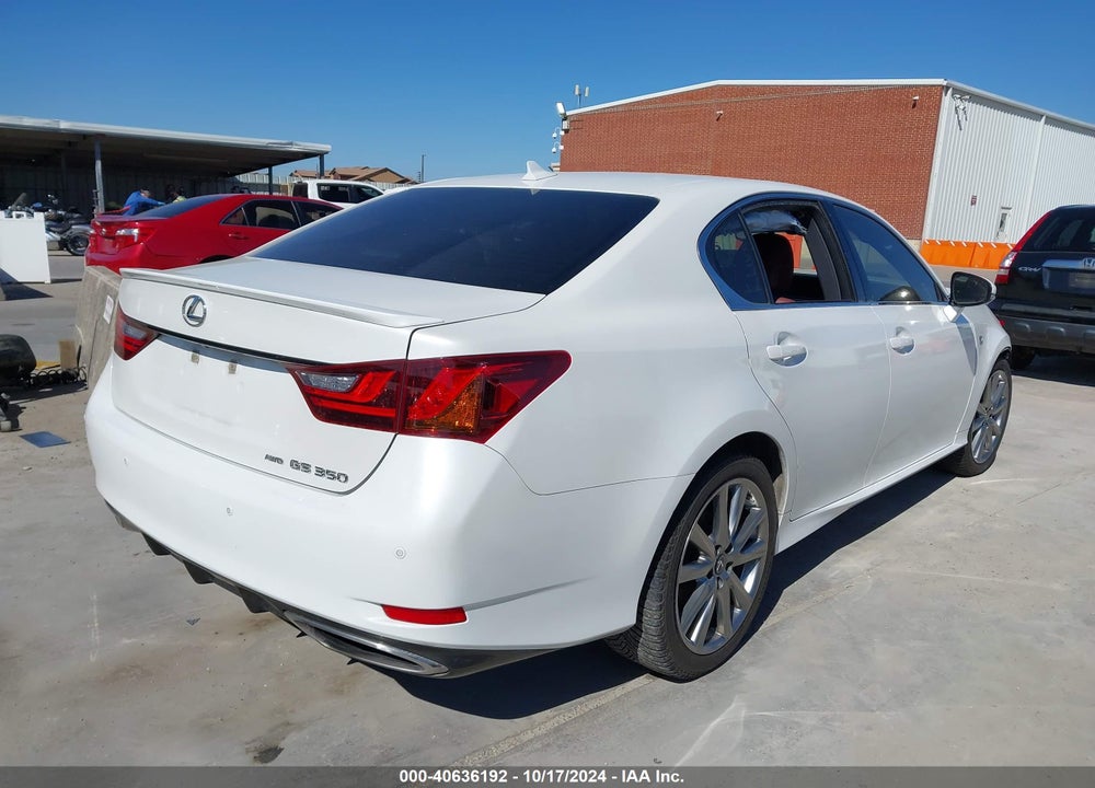 2013 LEXUS GS 350 VIN: JTHCE1BLXD5018234