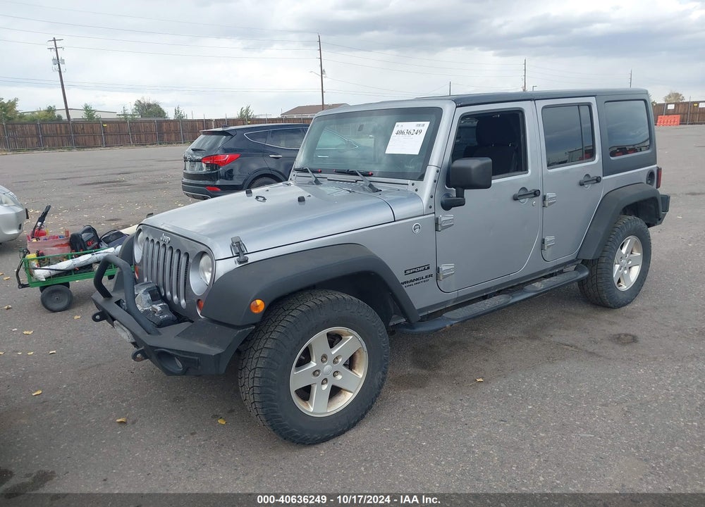2013 JEEP WRANGLER UNLIMITED SPORT VIN: 1C4BJWDG2DL589704