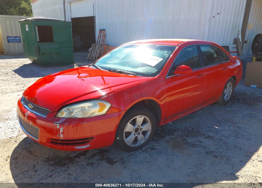 2012 CHEVROLET IMPALA LT VIN: 2G1WG5E38C1100130