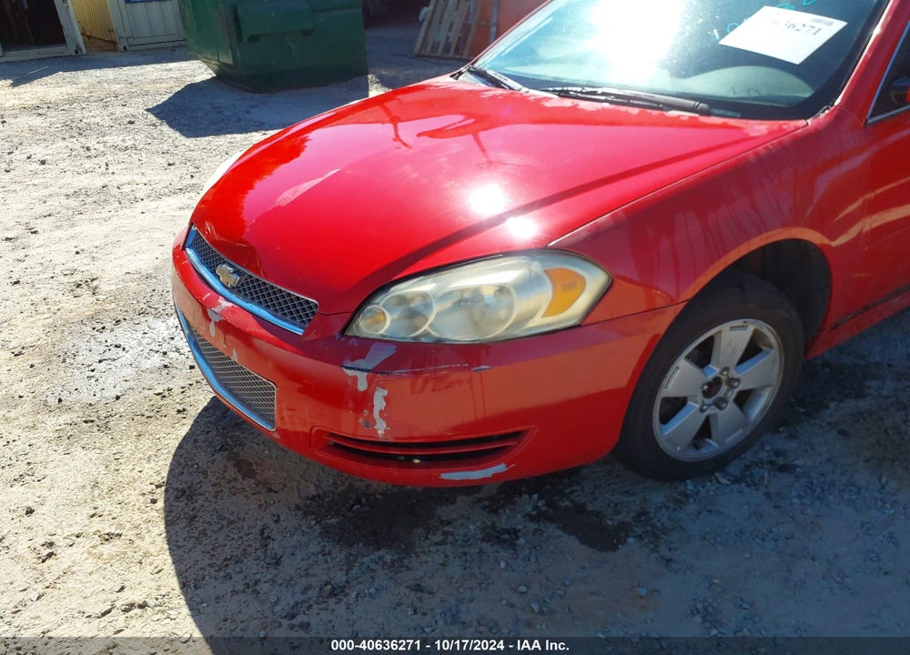 2012 CHEVROLET IMPALA LT VIN: 2G1WG5E38C1100130