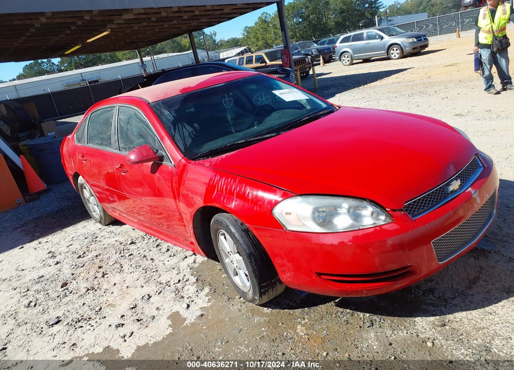 2012 CHEVROLET IMPALA LT VIN: 2G1WG5E38C1100130