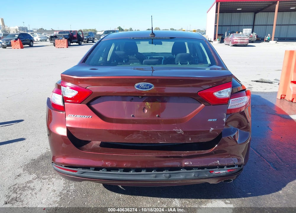 2015 FORD FUSION SE VIN: 3FA6P0H75FR113822
