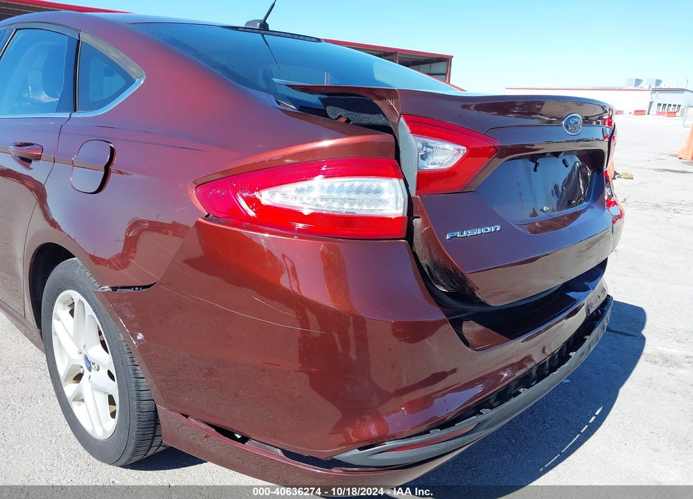 2015 FORD FUSION SE VIN: 3FA6P0H75FR113822