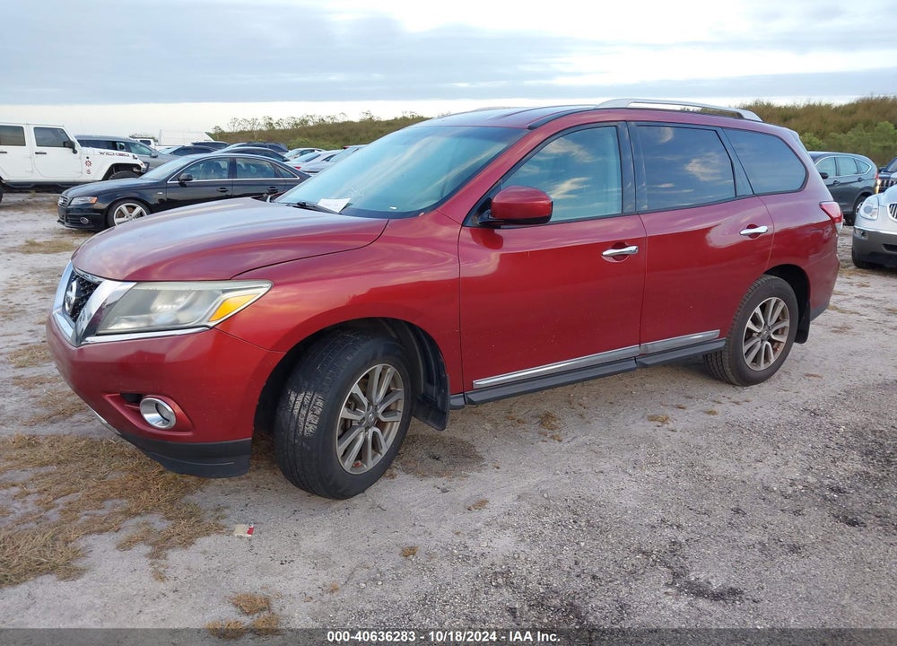 2013 NISSAN PATHFINDER SL VIN: 5N1AR2MN5DC678562