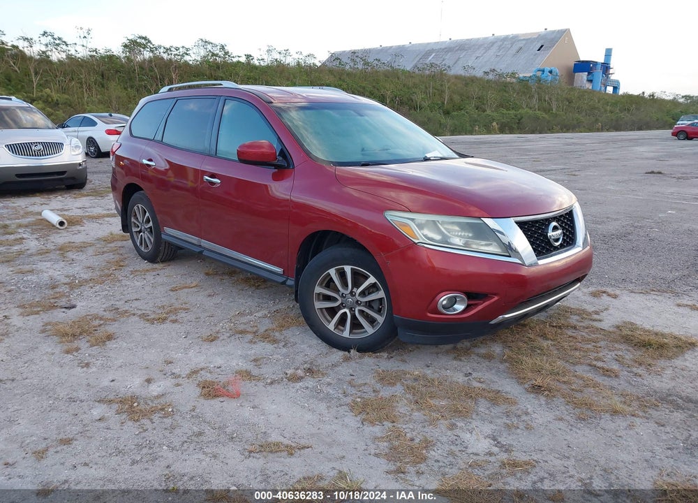 2013 NISSAN PATHFINDER SL VIN: 5N1AR2MN5DC678562