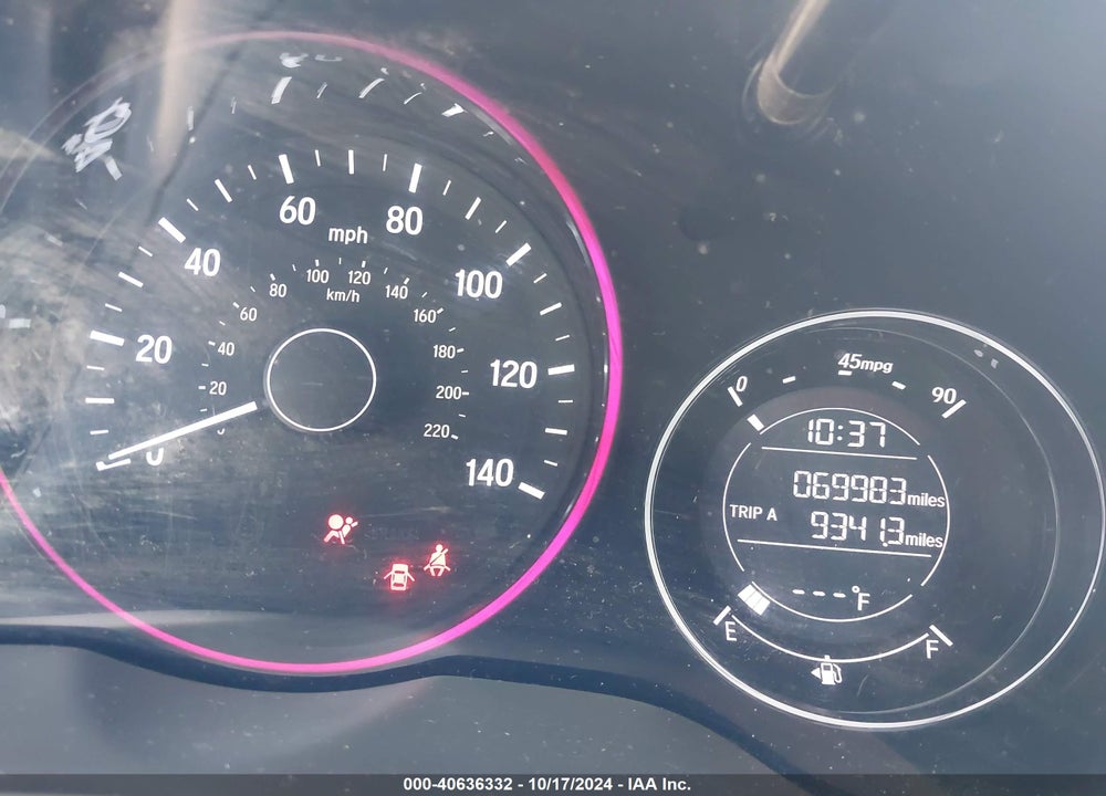 2018 HONDA HR-V LX VIN: 3CZRU5H31JM705437