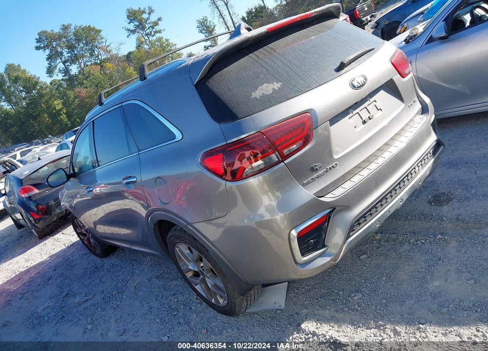 2019 KIA SORENTO 3.3L SXL VIN: 5XYPKDA51KG513202