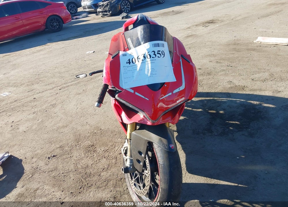 2016 DUCATI SUPERBIKE 1299 PANIGALE/S VIN: ZDM14BYW8GB004796