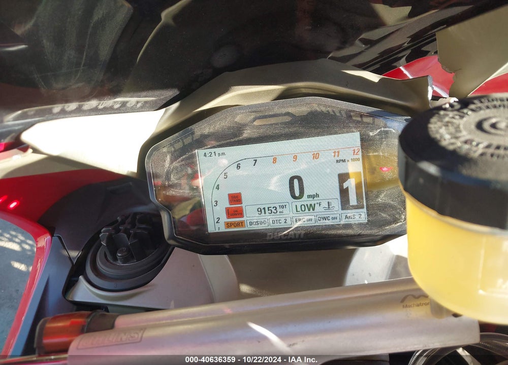 2016 DUCATI SUPERBIKE 1299 PANIGALE/S VIN: ZDM14BYW8GB004796