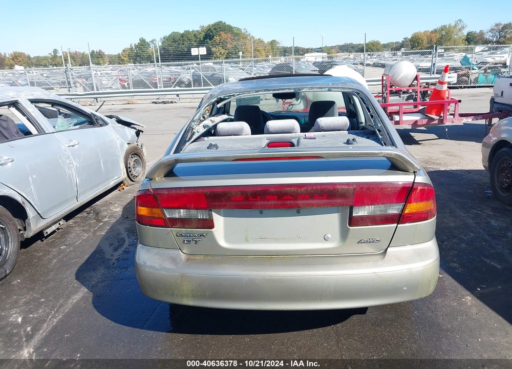 2001 SUBARU LEGACY GT VIN: 4S3BE645717214298