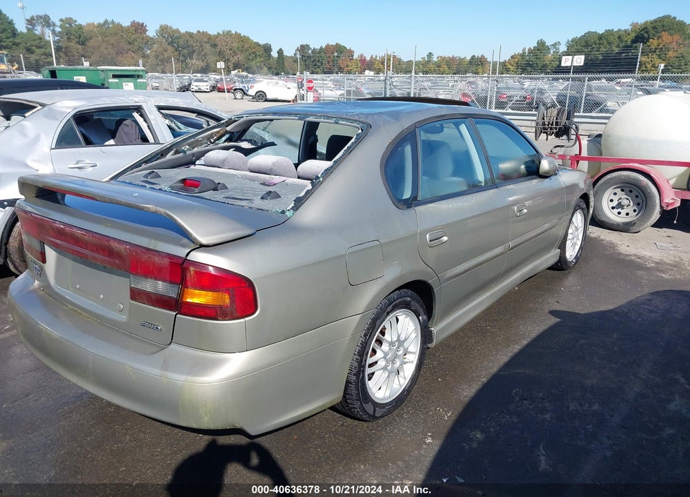 2001 SUBARU LEGACY GT VIN: 4S3BE645717214298