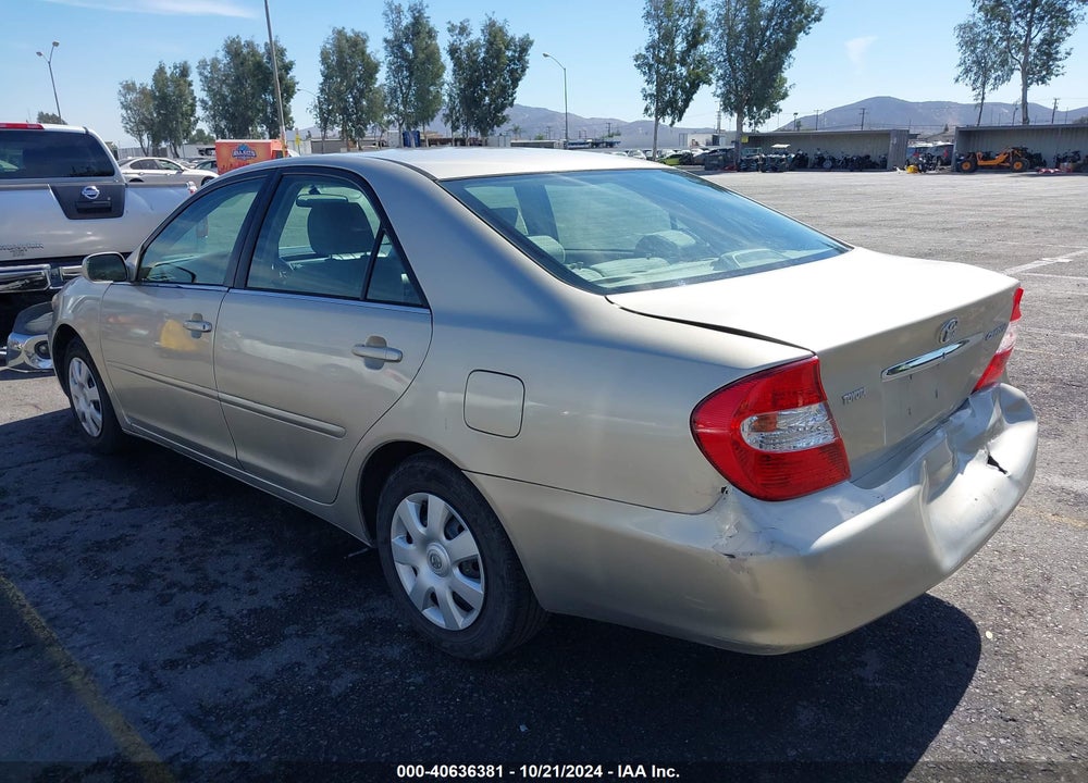 2003 TOYOTA CAMRY LE VIN: 4T1BE32K13U775393
